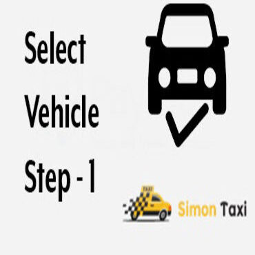 Simontaxi – Vehicle Booking Select Vehicle Step1