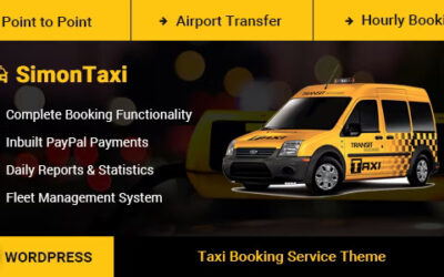 SimonTaxi – Taxi Booking WordPress Theme