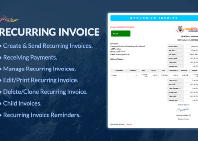 Recurring invoice