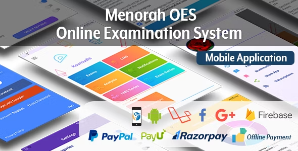 Menorah OES – Online Examination System Mobile App